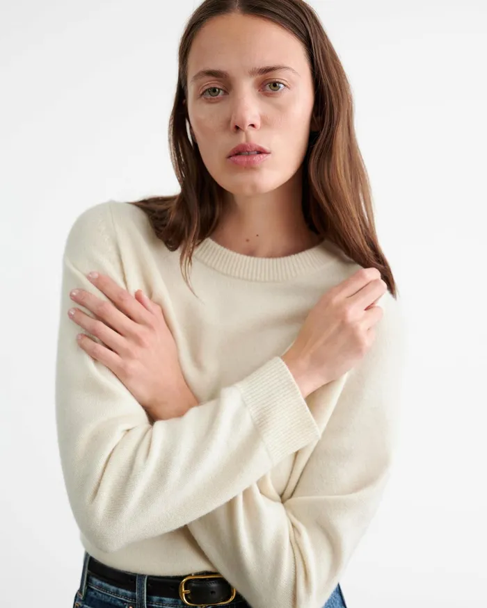 NORA SWEATER Light Army Green Women Nili Lotan Knits and Sweaters