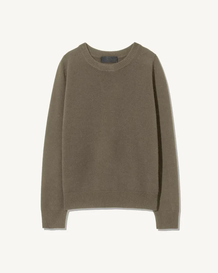 NORA SWEATER Light Army Green Women Nili Lotan Knits and Sweaters