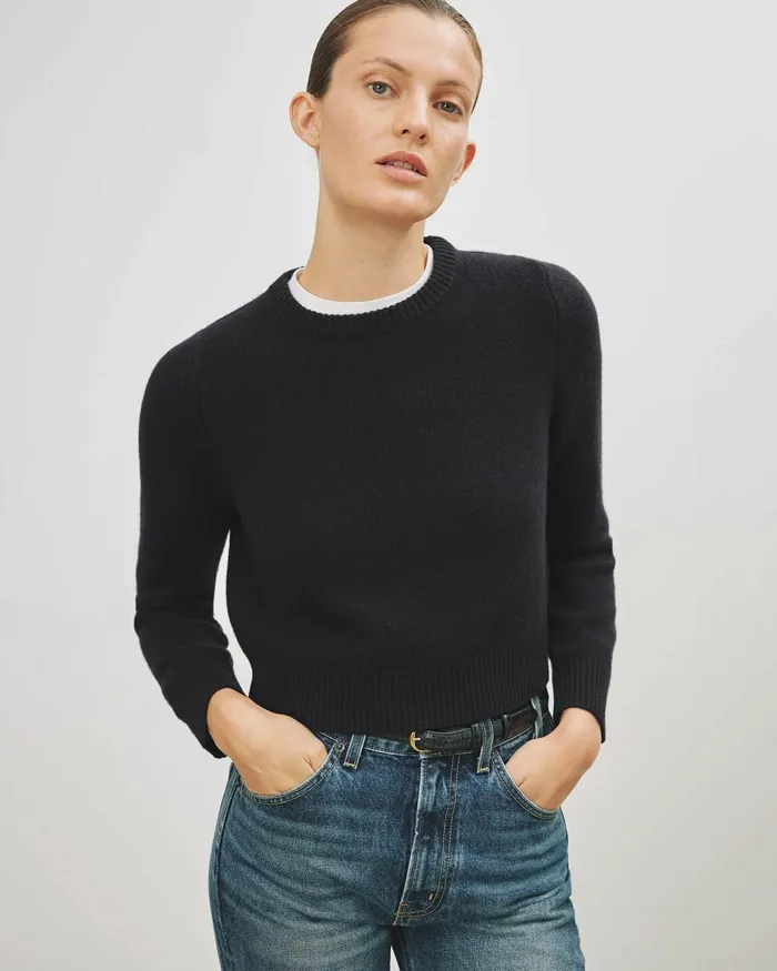 NORA SWEATER Light Army Green Women Nili Lotan Knits and Sweaters