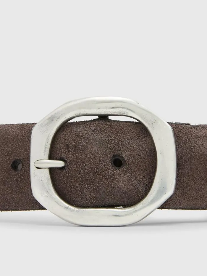 NOVA SUEDE BELT Lead Men John Varvatos Leather Belts