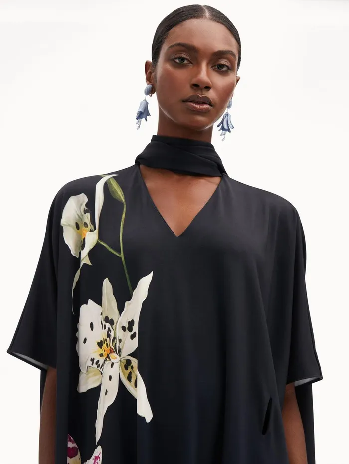 Orchid Jersey Caftan Women Oscar De La Renta Dresses Orchid Jersey Caftan Women Oscar De La Renta Dresses