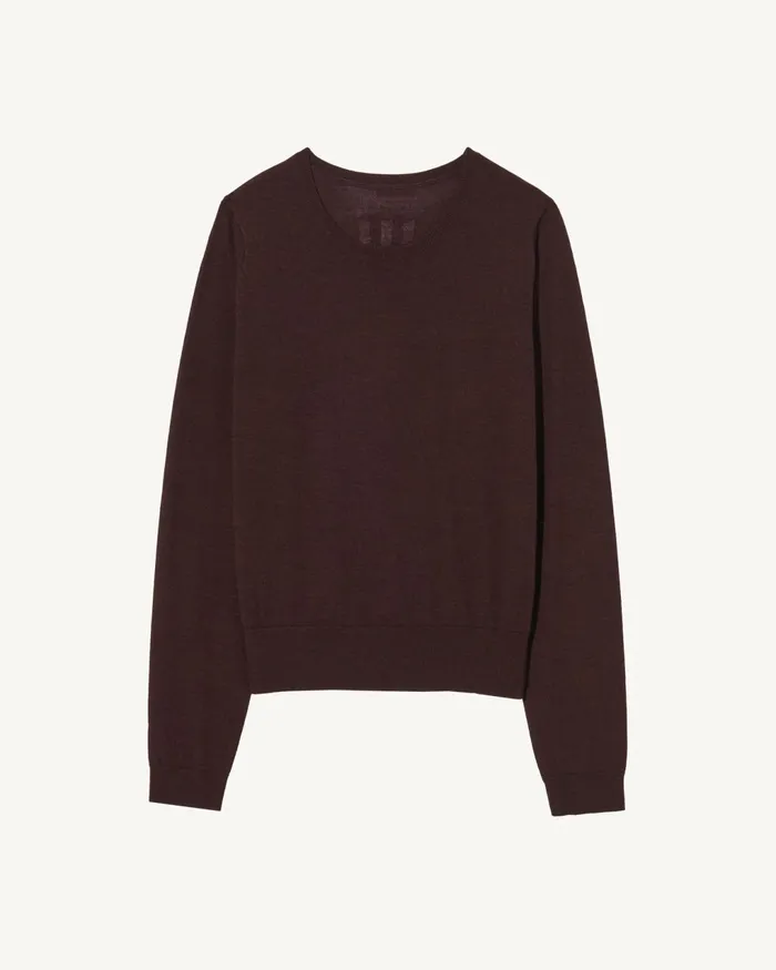 ORIANA SWEATER Burgundy Women Nili Lotan Knits and Sweaters