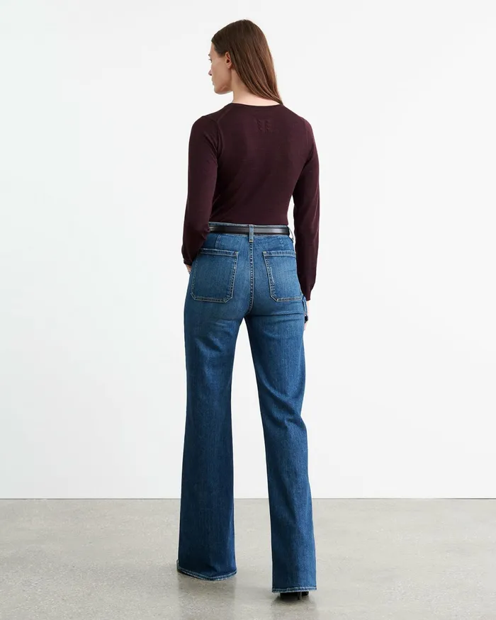 ORIANA SWEATER Burgundy Women Nili Lotan Knits and Sweaters