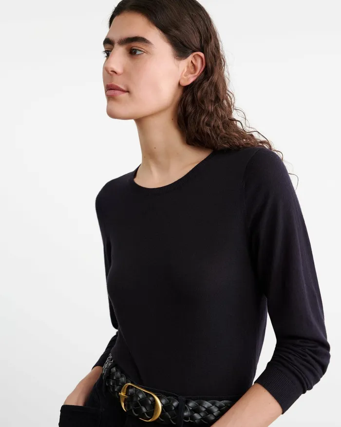 ORIANA SWEATER Burgundy Women Nili Lotan Knits and Sweaters