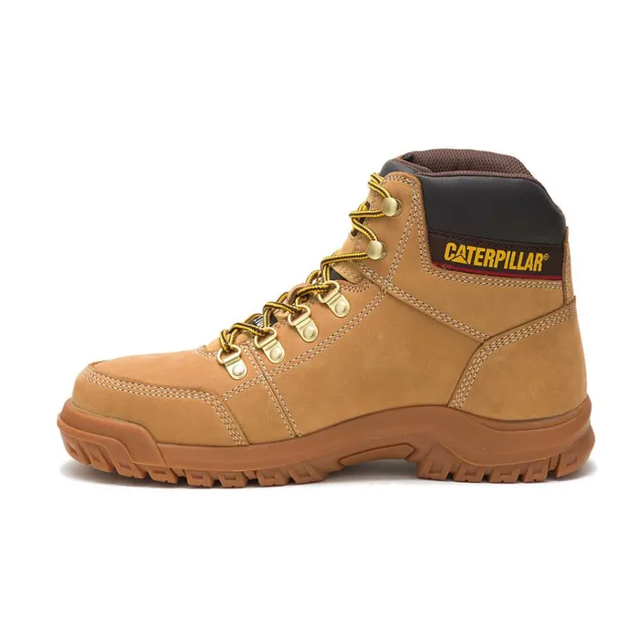 Outline Steel Toe Work Boot Honey Reset Men Cat Footwear Boots