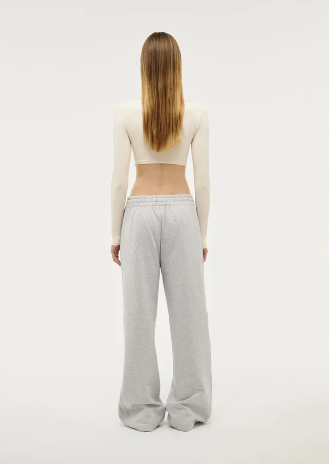 PE Nation LongSleeveTops Women BALANCE LONG SLEEVE TOP IN WHISPER WHITE