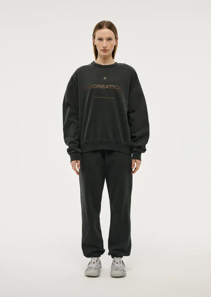 PE Nation Loungewear Women TEAM RECORD TRACKPANT IN WASHED MARINE BLUE