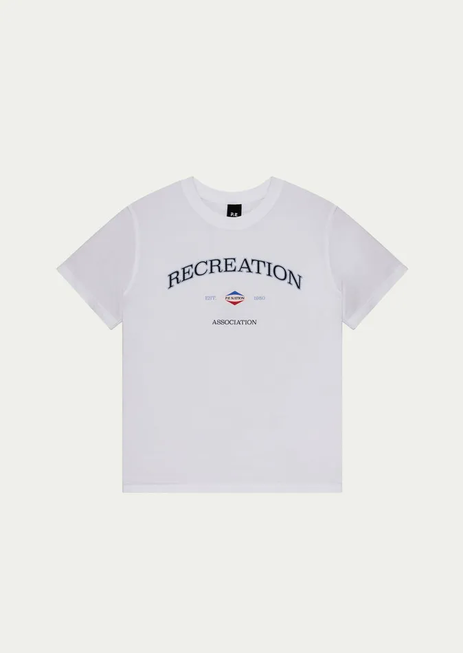 PE Nation RECREATION TEE IN OPTIC WHITE Women Tees