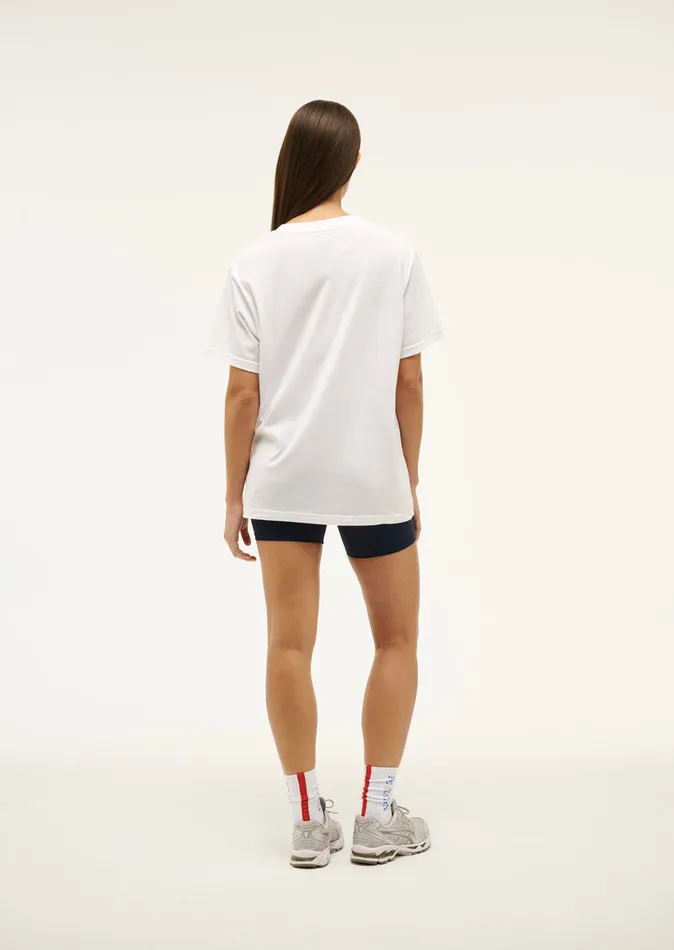 PE Nation RECREATION TEE IN OPTIC WHITE Women Tees