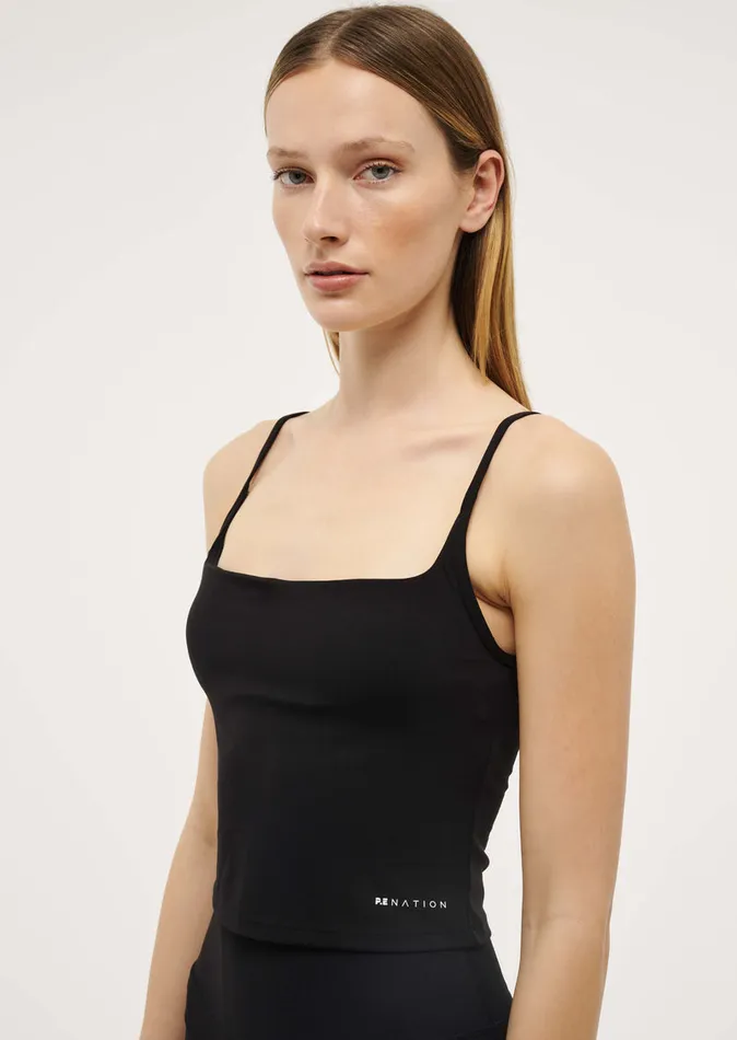 PE Nation Tanks Women PREVIEW TANK IN BLACK