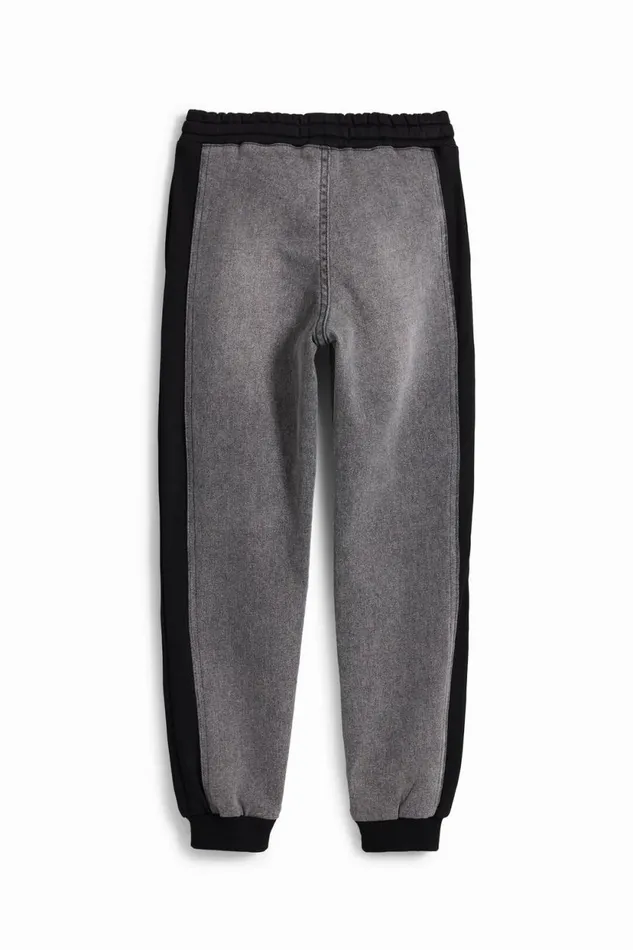 Pants and Jeans Kids Desigual Combined Jogger Pants Black