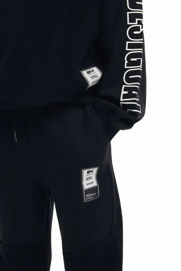 Pants and Jeans Kids Desigual Desigual Jogger Pants Black