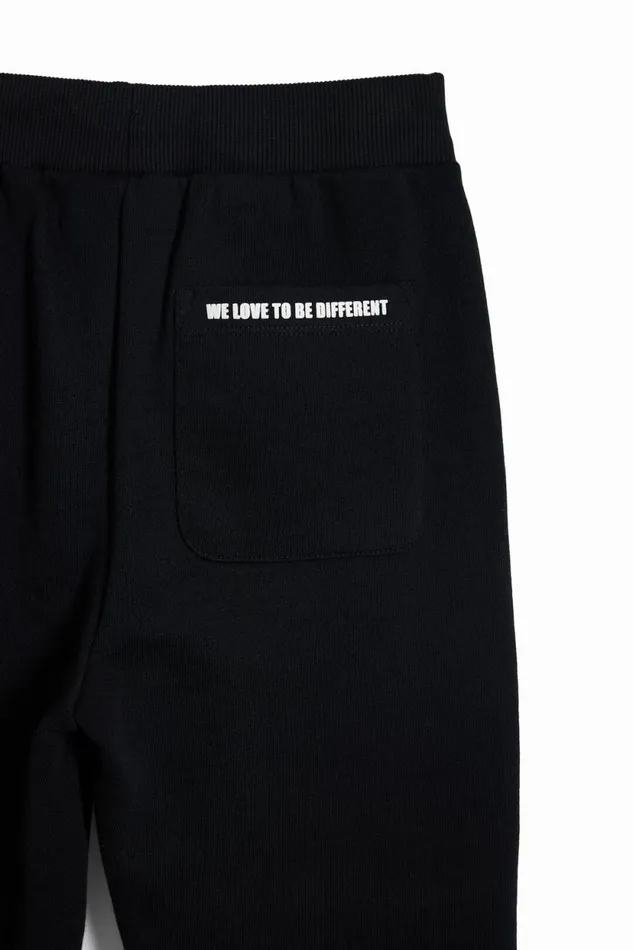 Pants and Jeans Kids Desigual Desigual Jogger Pants Black