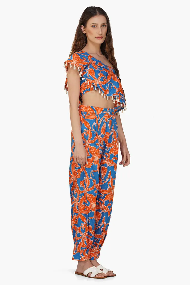 Pants Apricot Beauty Printed Pant 8211 America and Beyond Women