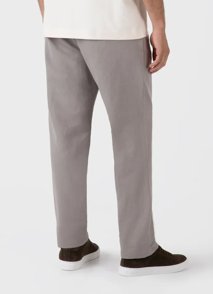 Pants Men ussunspel Cotton Linen Drawstring Trouser Pewter Pants Men ussunspel Cotton Linen Drawstring Trouser Pewter
