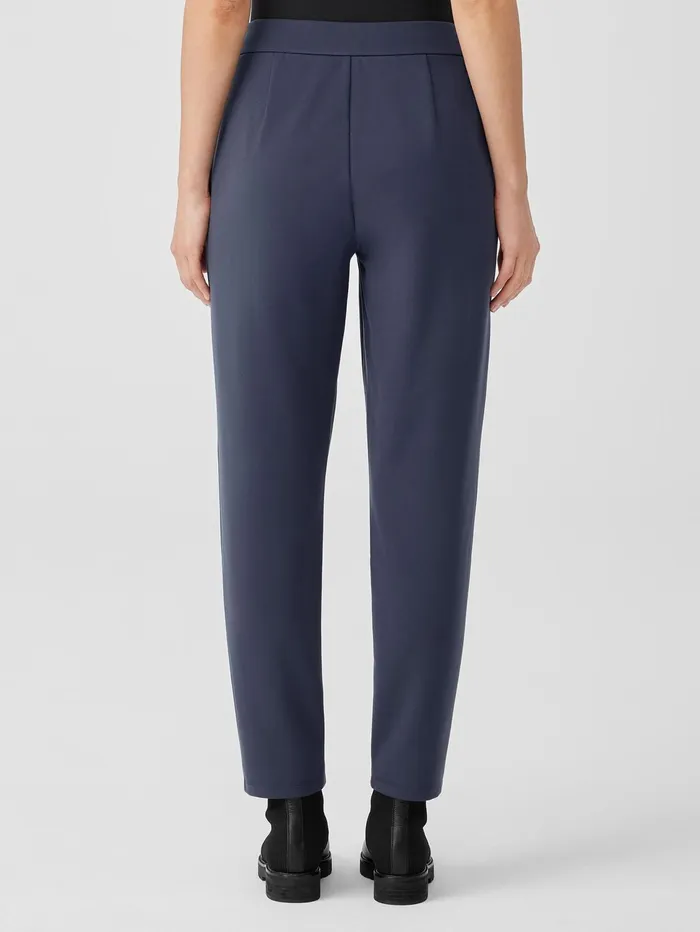 Pants Shorts and Jumpsuits Women Eileen Fisher Washable Flex Ponte Pintuck Pant Ocean