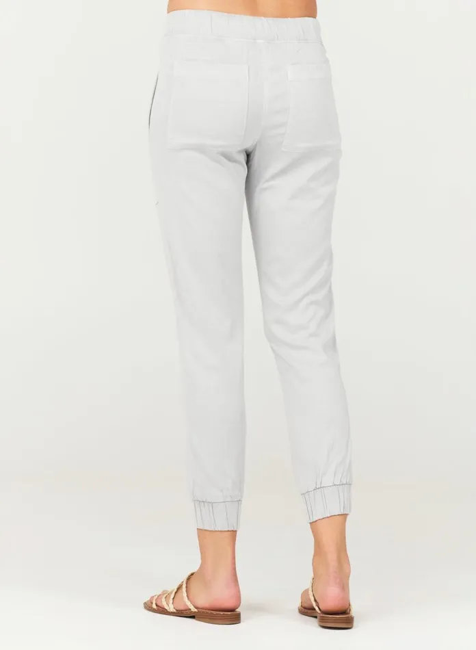 Pants Women Bella Dahl Pocket Jogger 8211 Foggy Sky Pants Women Bella Dahl Pocket Jogger 8211 Foggy Sky