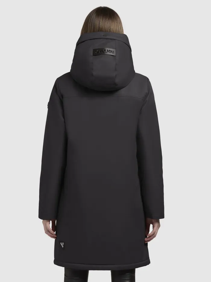 Parkas KHUJO Women Mantel YAAK3 Dunkelgrau Dunkelgrau