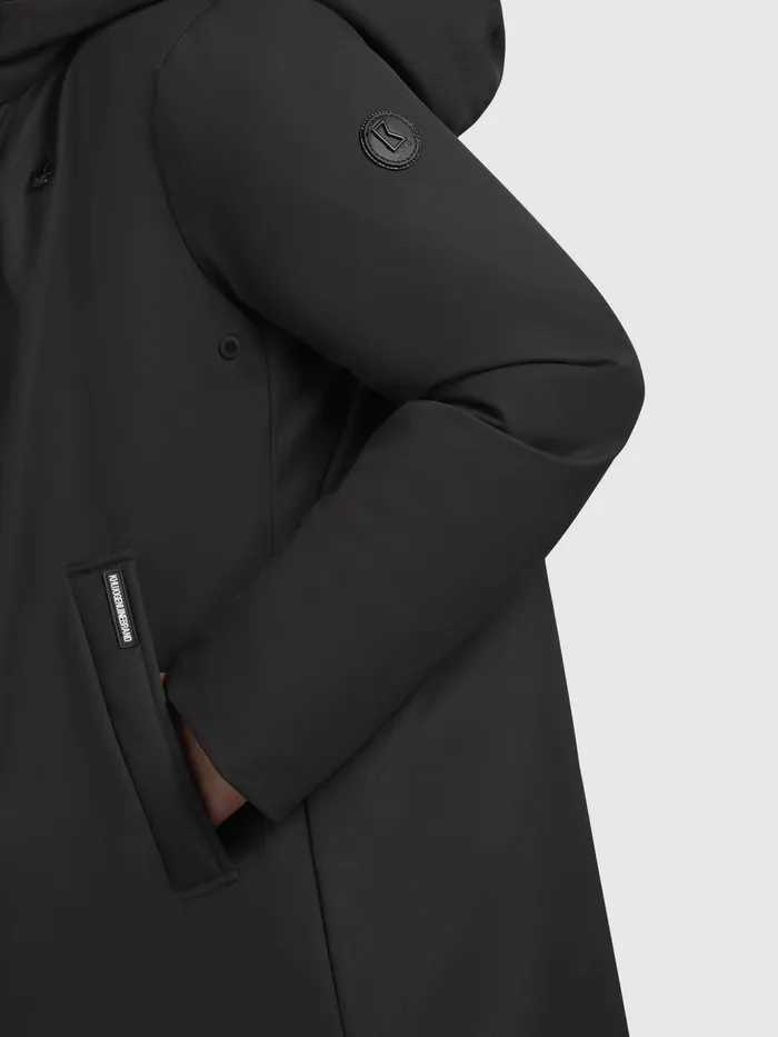 Parkas KHUJO Women Mantel YAAK3 Dunkelgrau Dunkelgrau