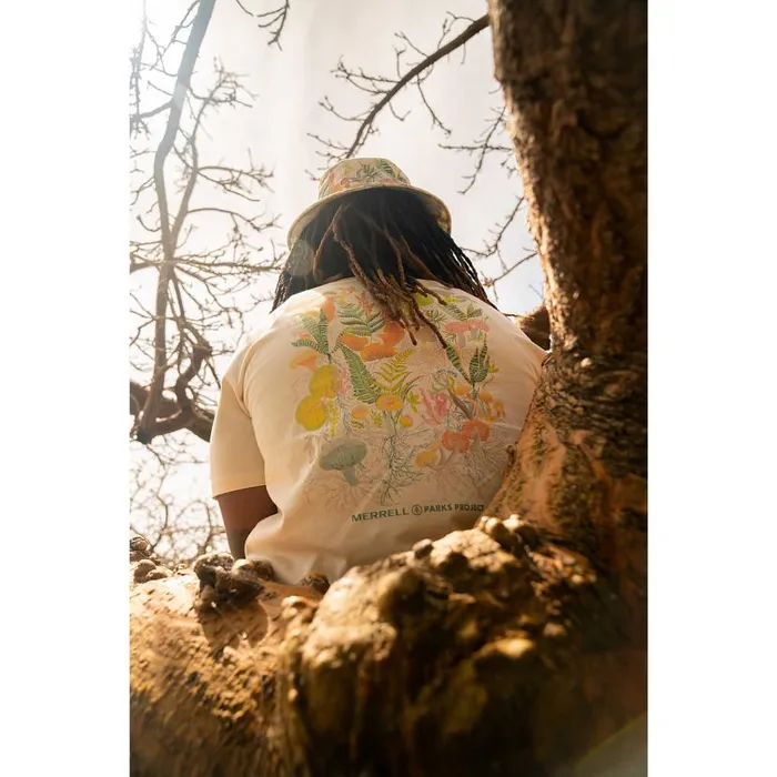 Parks Project X Merrell Shrooms In Bloom Tee Natural MenWomen Merrell Tops