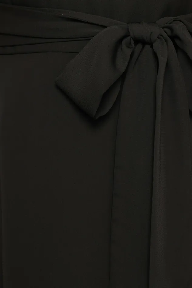 Petal and Pup Maverick Wrap Maxi Dress Black Women Event Dresses