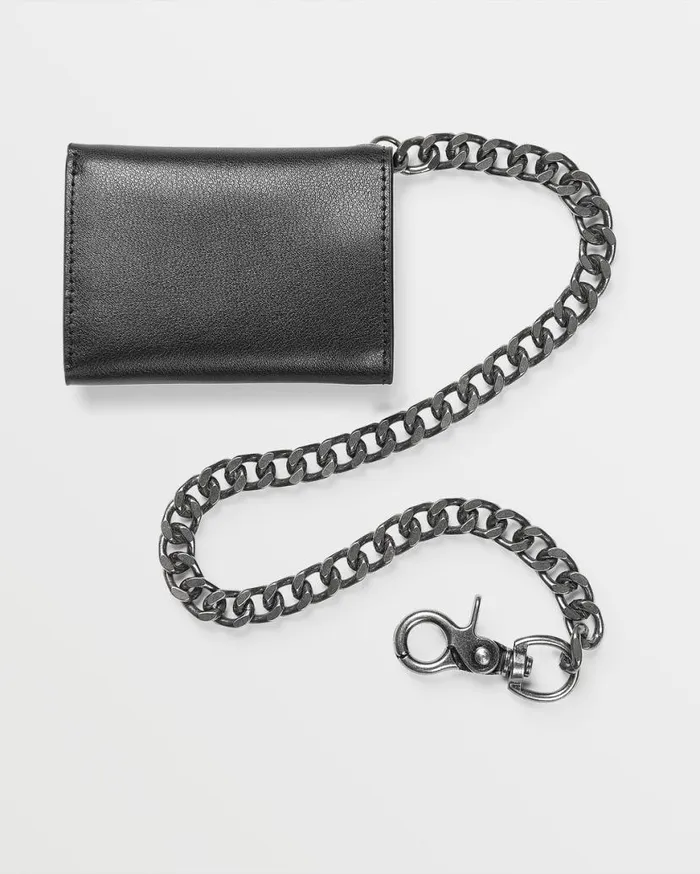 Pistol Leather Wallet 8211 Black Mens Volcom Belts and Wallets
