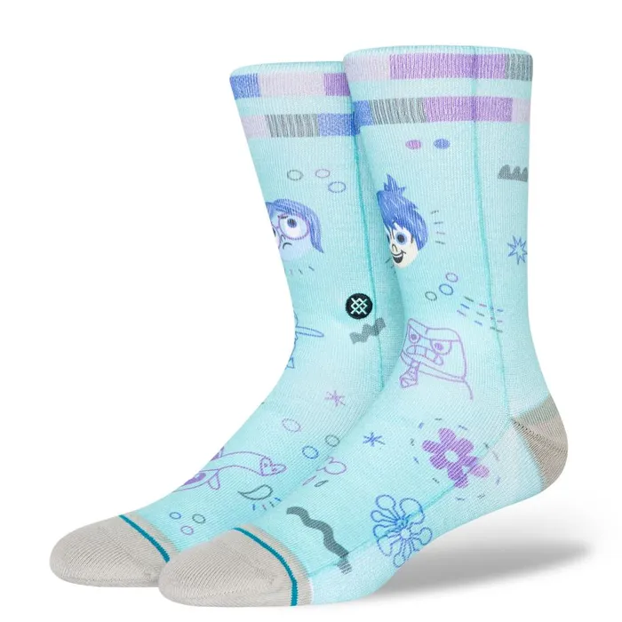 Pixar X Stance By Ryan Bubnis Poly Crew Socks Inside Out 8211 Green MenWomen Stance Crew Pixar X Stance By Ryan Bubnis Poly Crew Socks Inside Out 8211 Green MenWomen Stance Crew