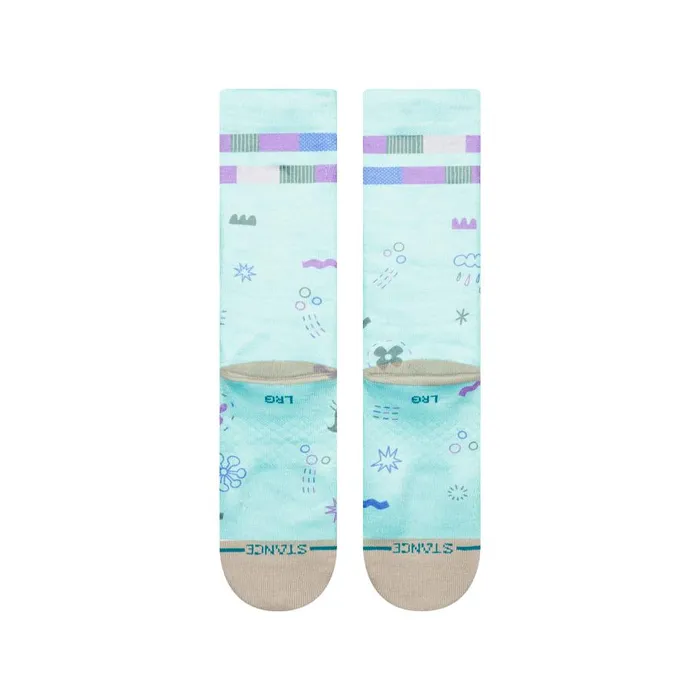 Pixar X Stance By Ryan Bubnis Poly Crew Socks Inside Out 8211 Green MenWomen Stance Crew