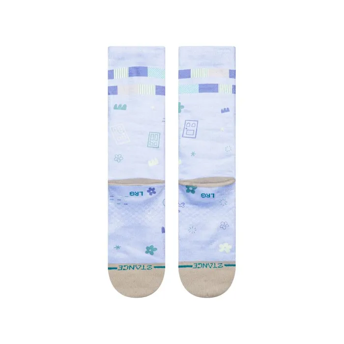 Pixar X Stance By Ryan Bubnis Poly Crew Socks Monsters 8211 Purple MenWomen Stance Crew