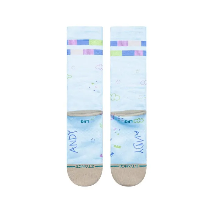 Pixar X Stance By Ryan Bubnis Poly Crew Socks Toy Story 8211 Blue MenWomen Stance Crew