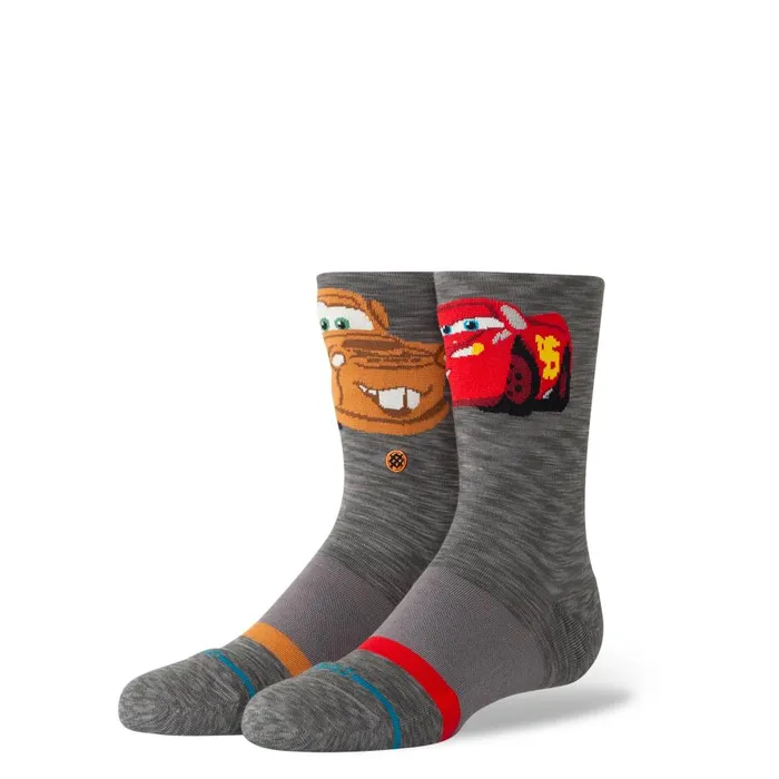 Pixar X Stance Crew Socks Kachow 8211 Darkgrey Kids Stance Kids