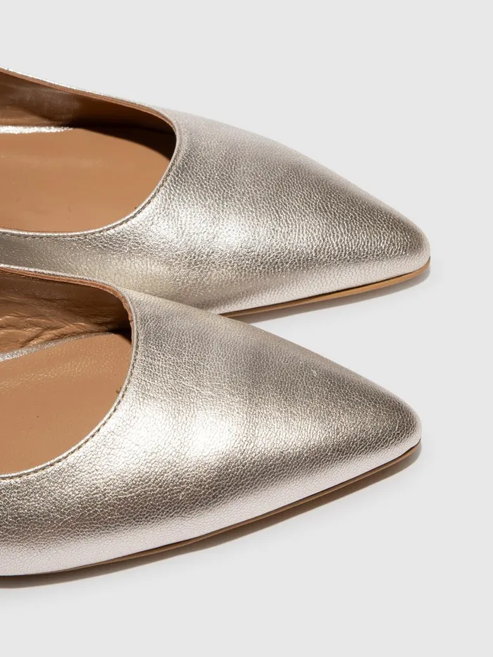 Pointed Toe Shoes SAUB268FLY SILVERBLACK Women Fly London Shoes