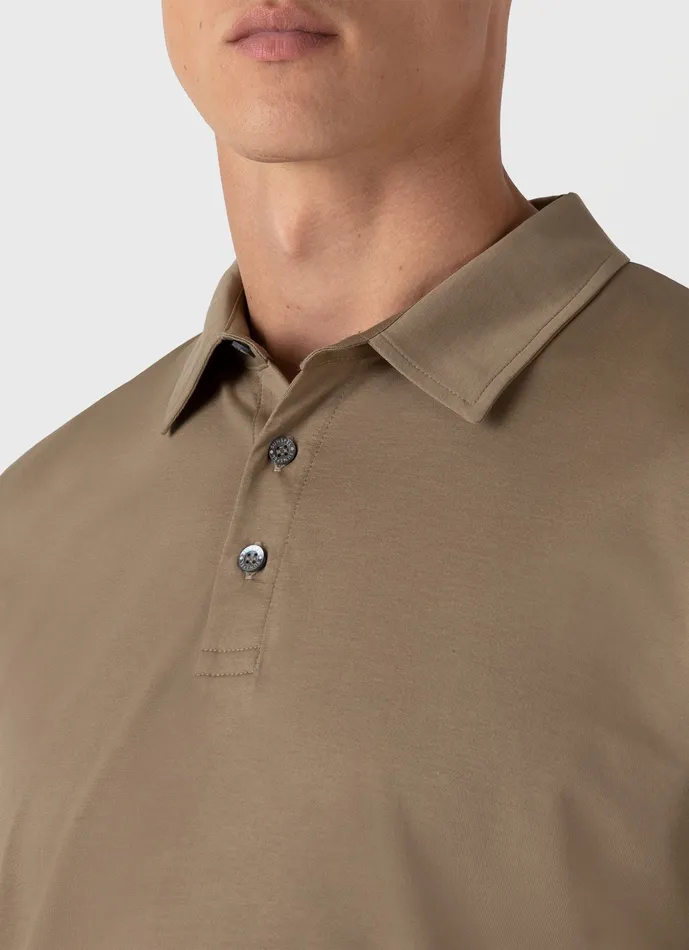 Polo Shirts ussunspel Men Classic Jersey Polo Shirt Dark Stone Polo Shirts ussunspel Men Classic Jersey Polo Shirt Dark Stone