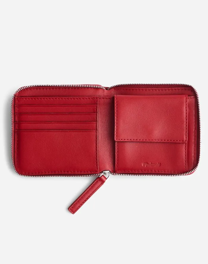 Pouches and Wallets Women Madewell The Essential Zip Wallet Bright Ember