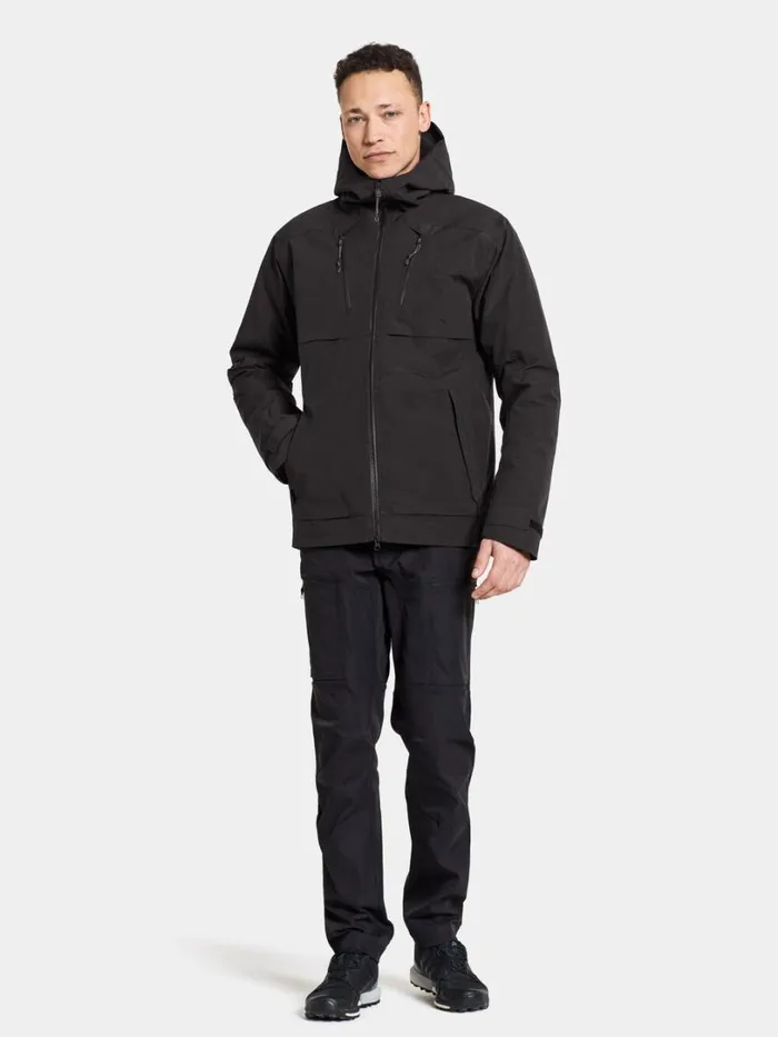 Povel Men039s Jacket 2 Black Men Didriksons Insulated Jackets