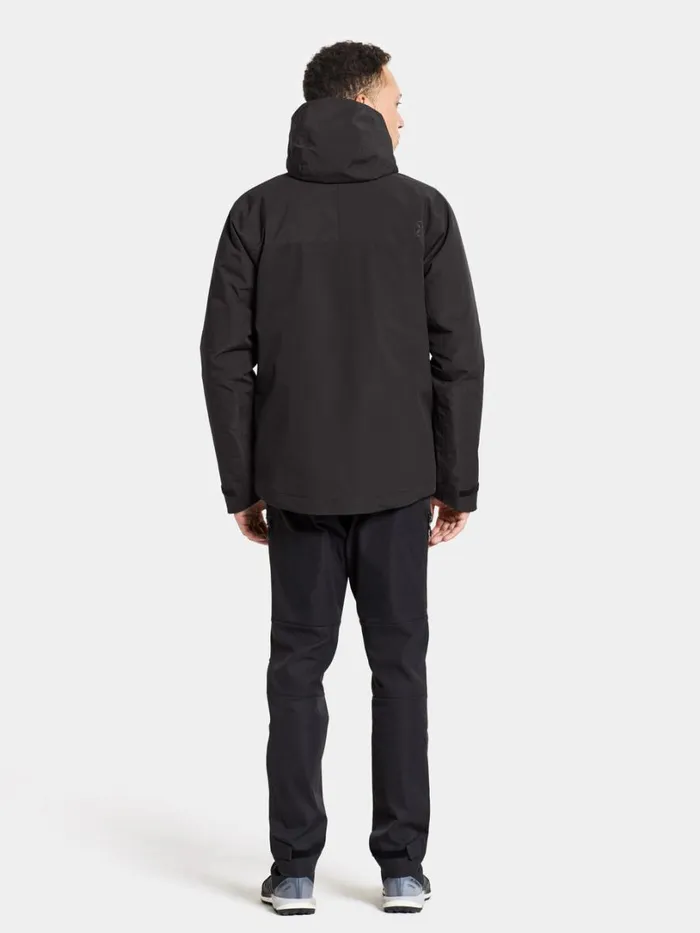 Povel Men039s Jacket 2 Black Men Didriksons Insulated Jackets