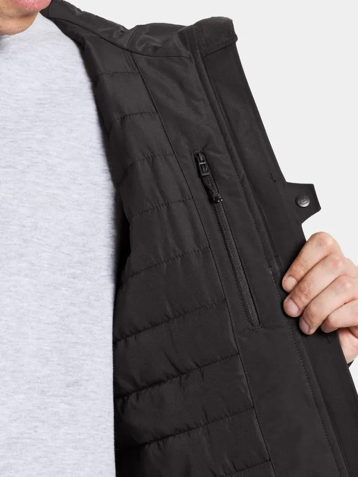 Povel Men039s Jacket 2 Black Men Didriksons Insulated Jackets