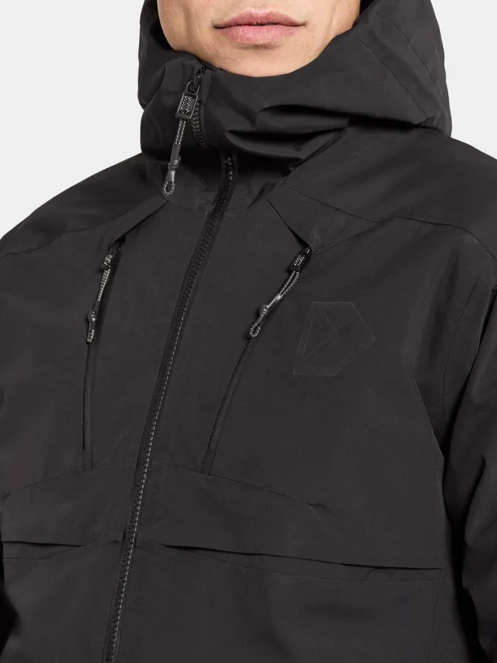 Povel Men039s Jacket 2 Black Men Didriksons Insulated Jackets