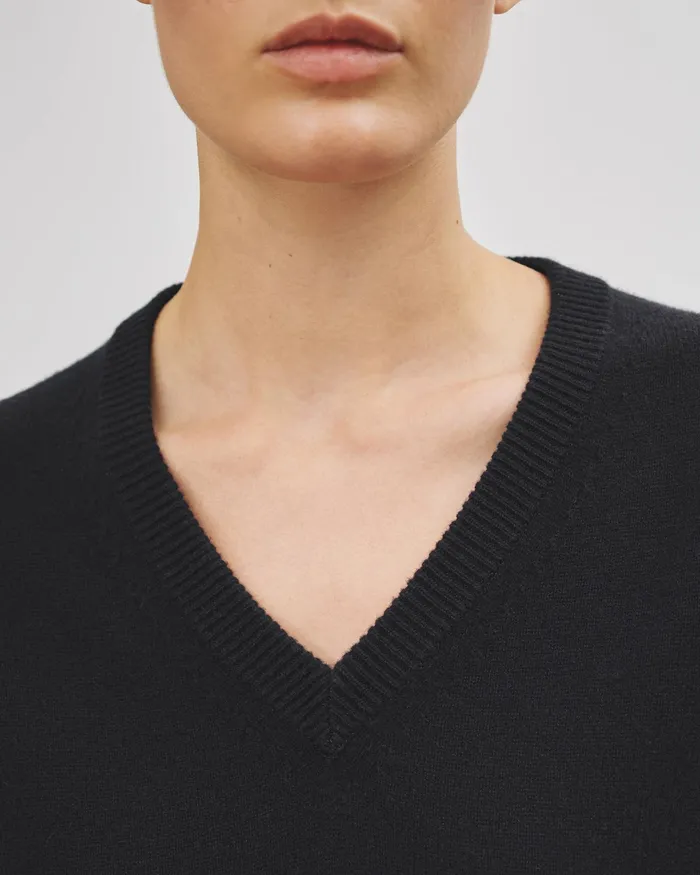 PRIYA SWEATER Black Women Nili Lotan Knits and Sweaters