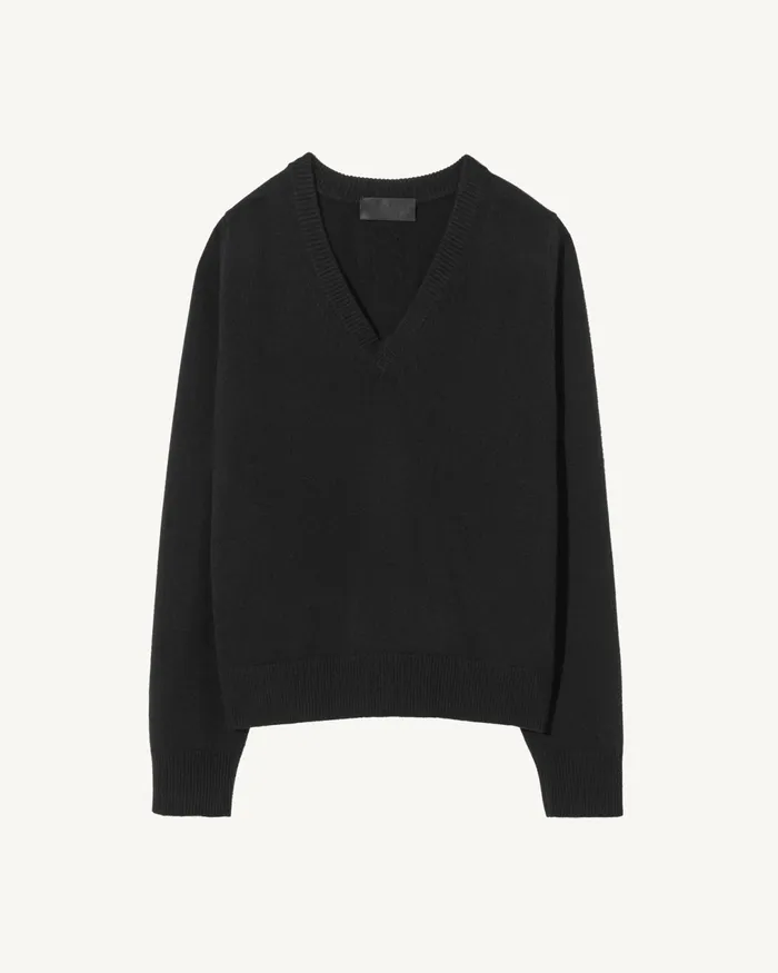 PRIYA SWEATER Black Women Nili Lotan Knits and Sweaters