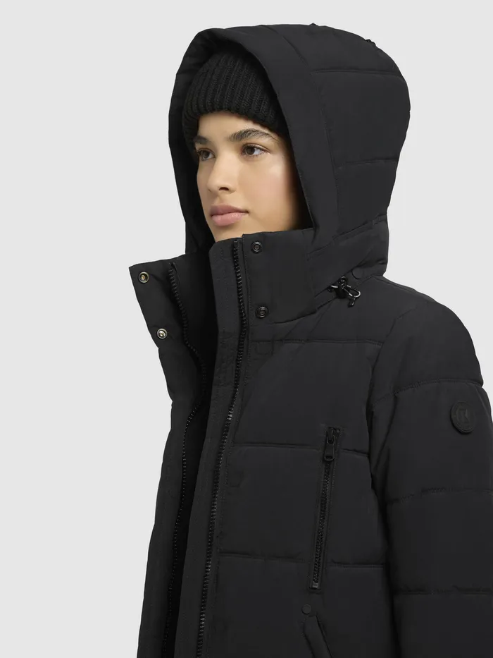Puffer Coats KHUJO Women Mantel DANI2 Schwarz Schwarz