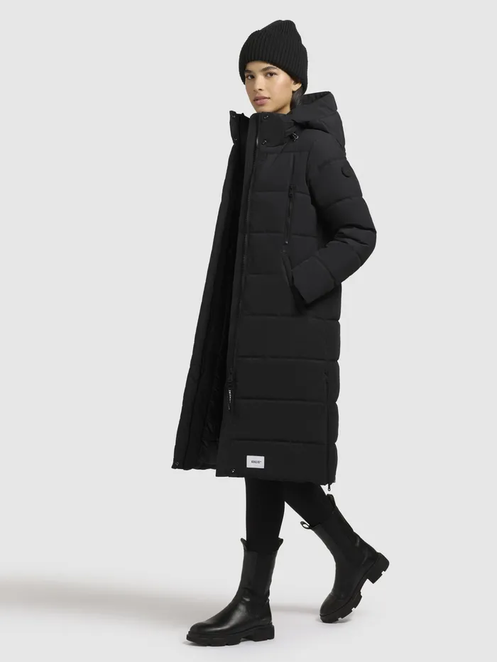 Puffer Coats KHUJO Women Mantel DANI2 Schwarz Schwarz