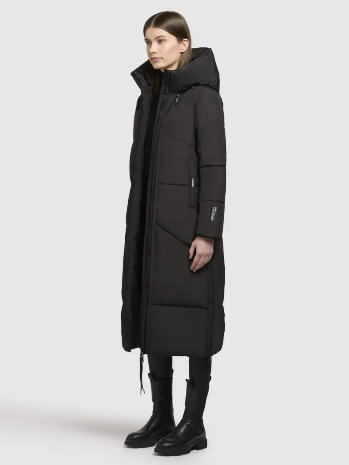 Puffer Coats Mantel PRAYCE Schwarz Schwarz KHUJO Women