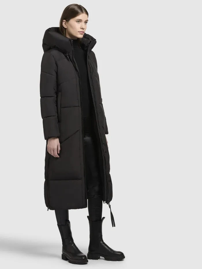 Puffer Coats Mantel PRAYCE Schwarz Schwarz KHUJO Women