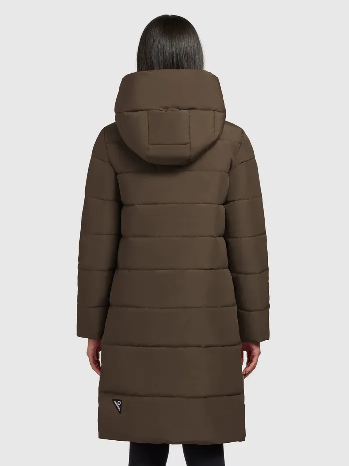 Quilted Coats Women KHUJO Mantel JILIAS4 Khaki Khaki