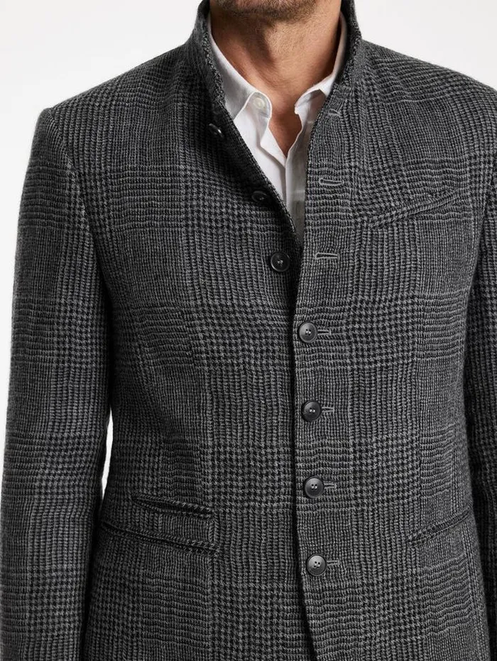 REDWOOD JACKET Flat Grey Men John Varvatos Suit Jackets