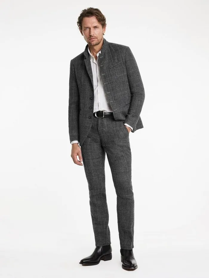 REDWOOD JACKET Flat Grey Men John Varvatos Suit Jackets