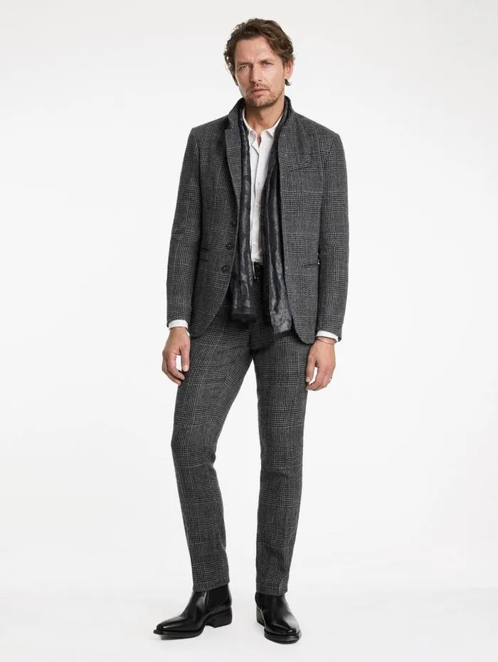 REDWOOD JACKET Flat Grey Men John Varvatos Suit Jackets