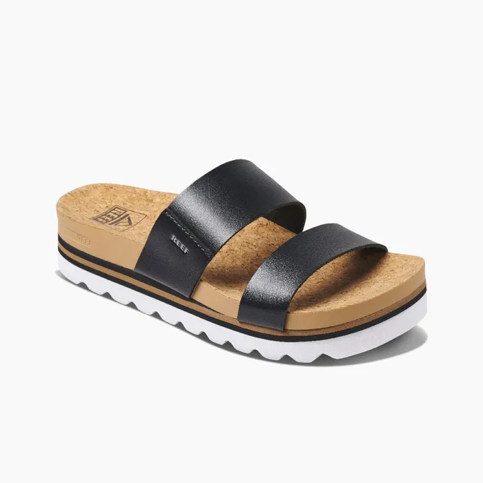 Reef Cushion Vista Hi Black Women Sandals Reef Cushion Vista Hi Black Women Sandals