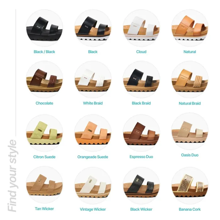 Reef Cushion Vista Hi Lotus Suede Women Sandals Reef Cushion Vista Hi Lotus Suede Women Sandals